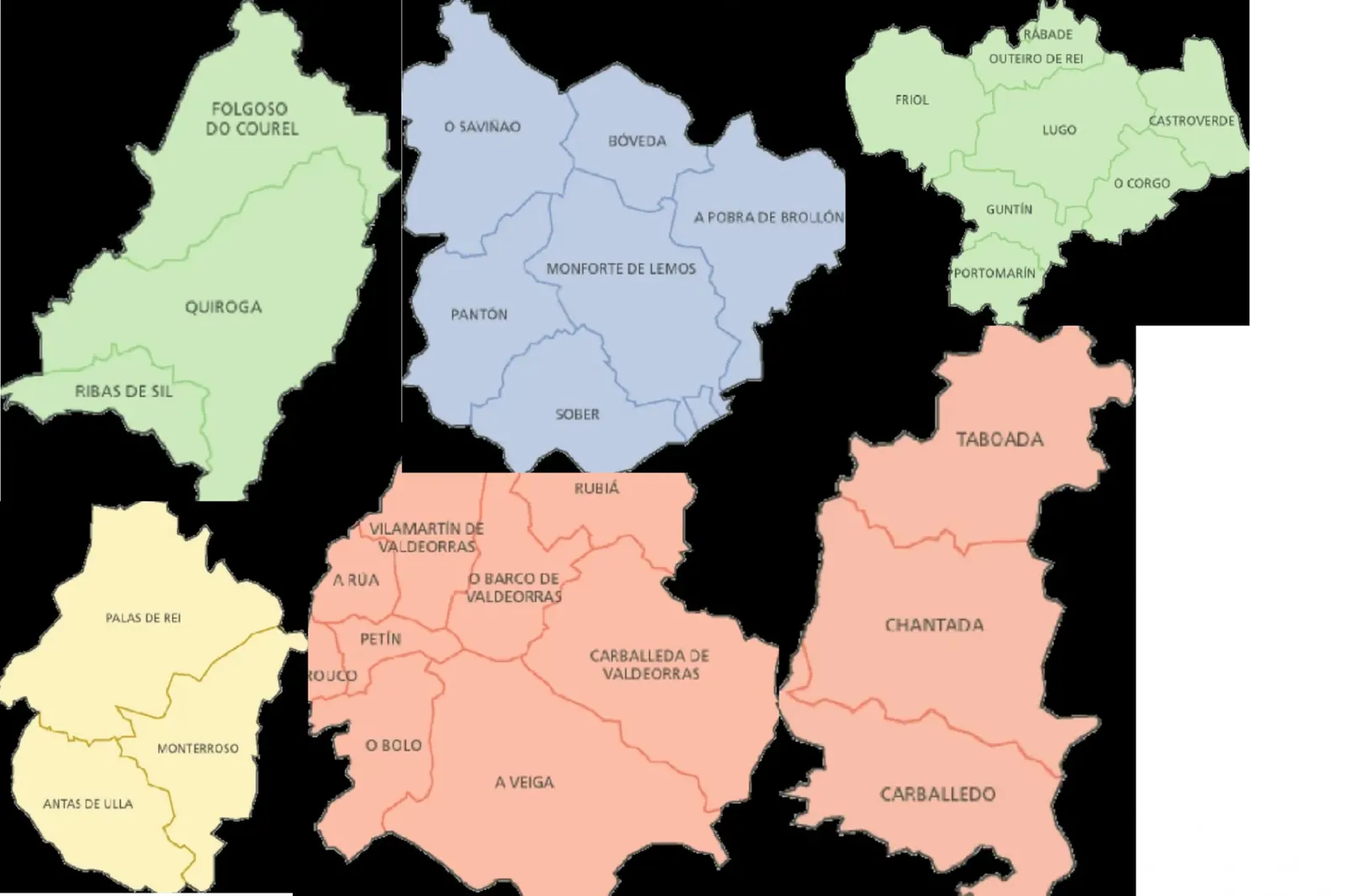 Mapa de ruta de reparto Jueves