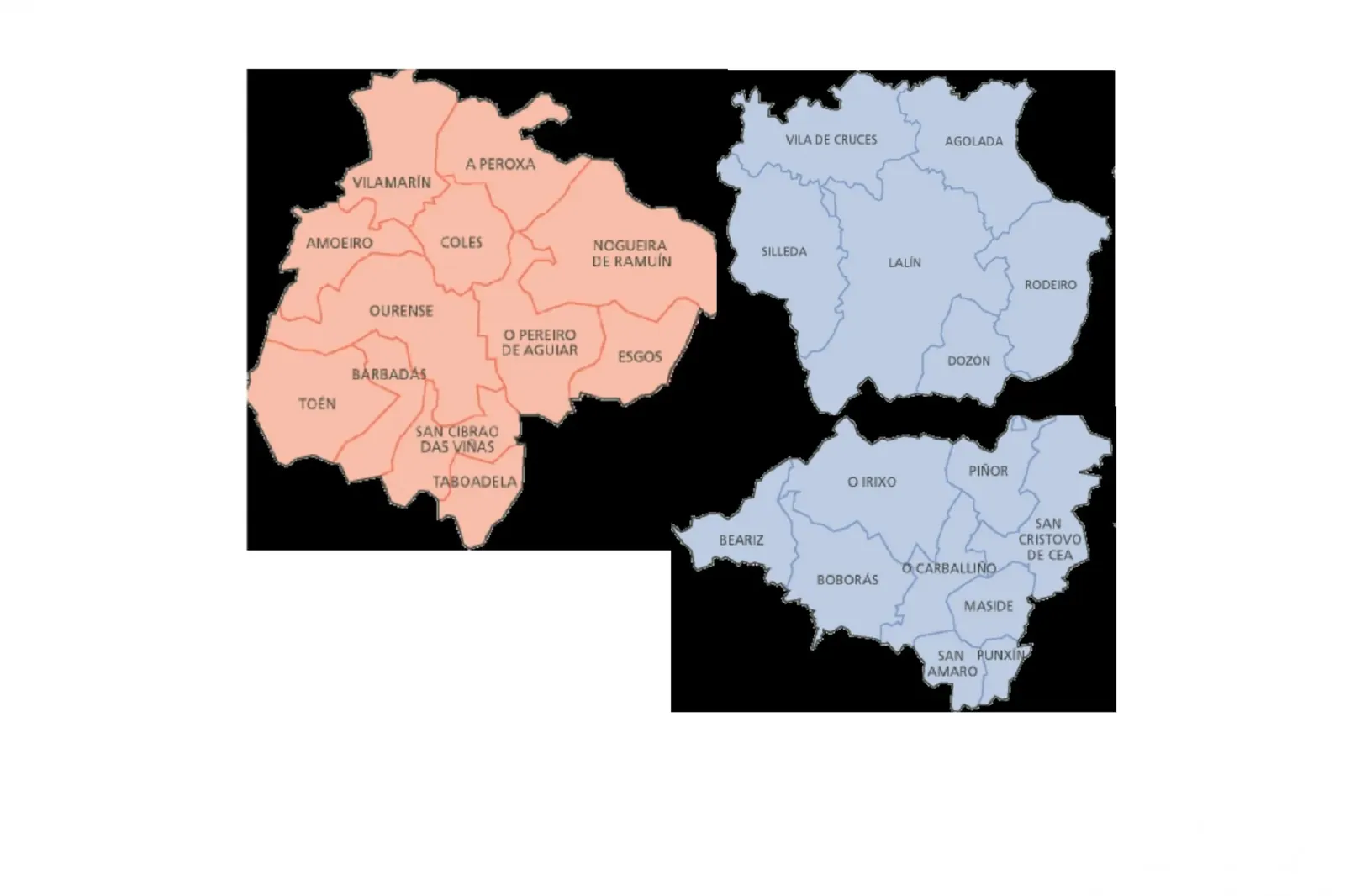 Mapa de ruta de reparto Miércoles